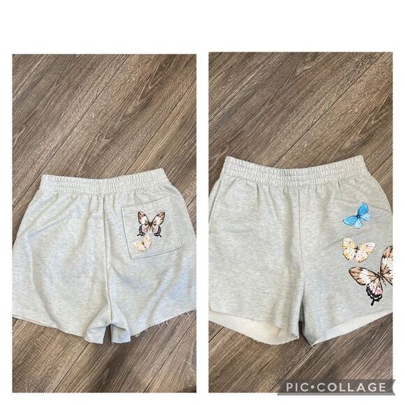 Butterfly Shorts woth Pockets - Picture 1 of 5
